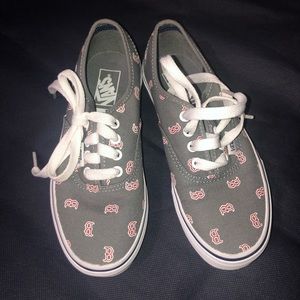 Vans authentic MLB Red Sox Boy Shoes